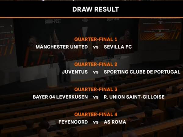 Man United gặp Sevilla ở tứ kết Europa League